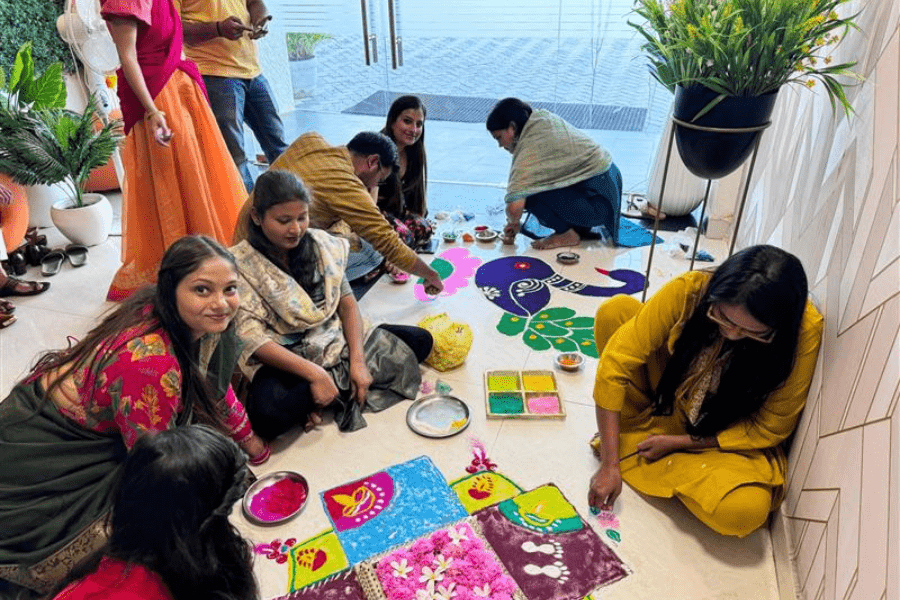 Rangoli Making | Soluzione