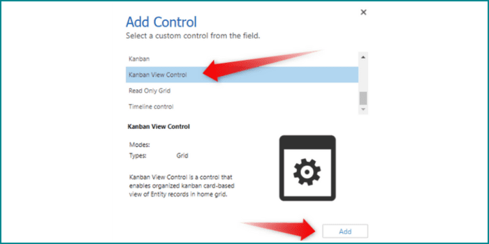 Assign controls to desired entity Assign controls to desired entity