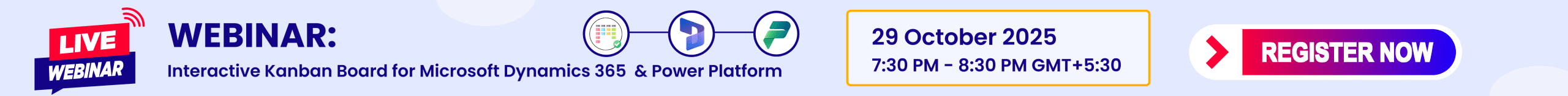 Interactive Kanban Board for Microsoft Dynamics 365 & Power Platform-