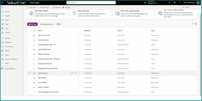 Open the Kanban Board app Open the Kanban Board app