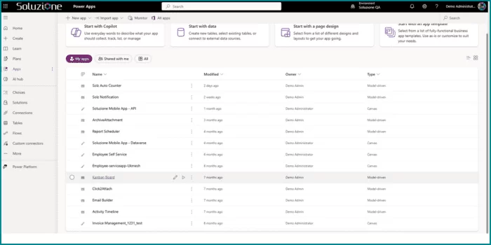 Open the Kanban Board app